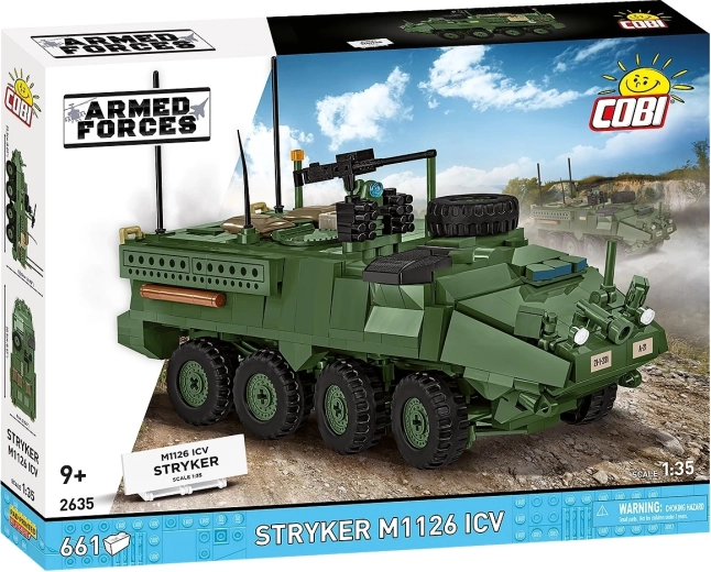 COBI Armed Forces trasporto truppe corazzato Stryker M1126 ICV 1:35 (661 pezzi)