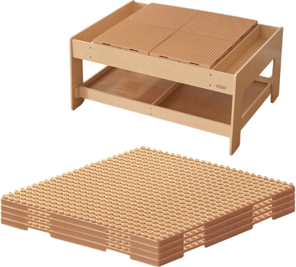 Masterkidz set di 4 adattatori per pannello per costruzioni con mattoncini piccoli