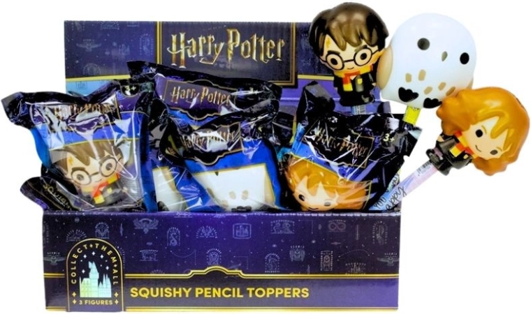 harry potter squishy accessorio per matita (3 varianti)