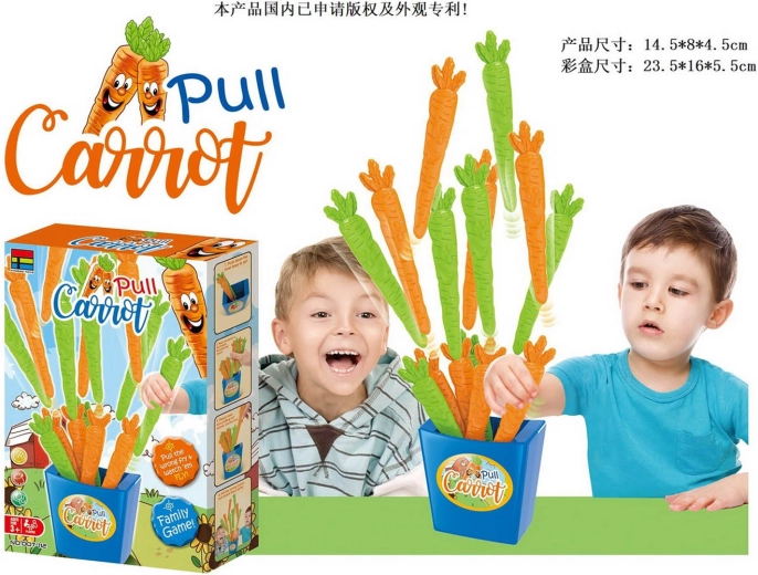 Gioco di prontezza per bambini Carota saltellante