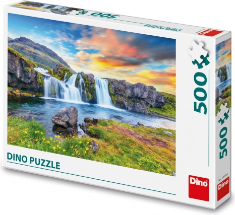 Puzzle DINO Cascata islandese 500 pezzi