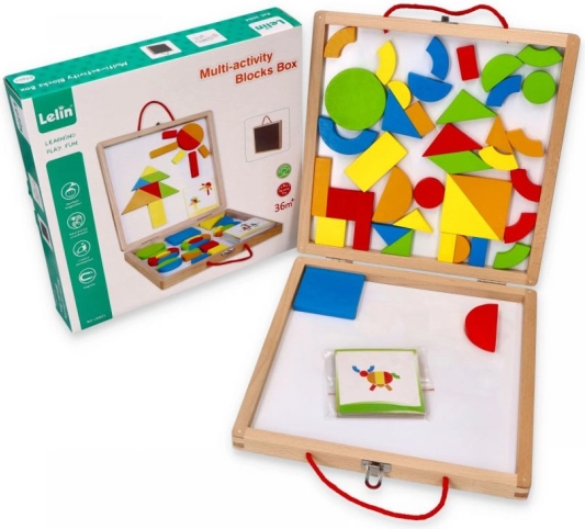 Puzzle magnetico