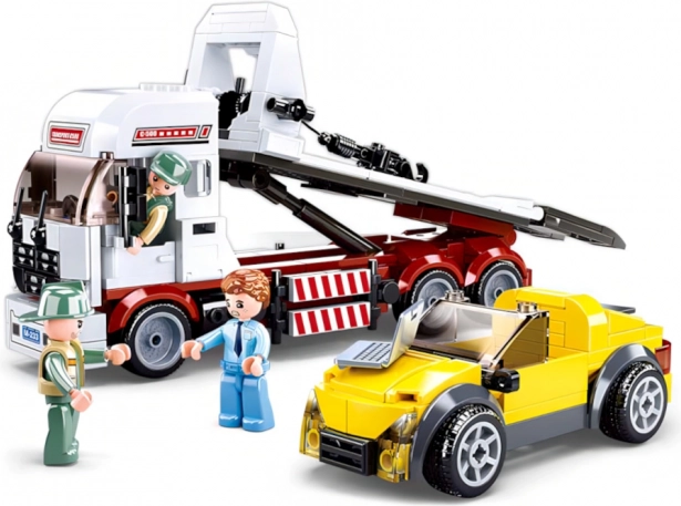 Sluban Città Rimorchio con cassone ribaltabile