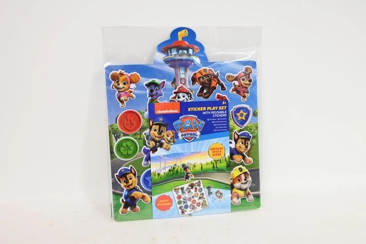 Paw Patrol – adesivi 3D riutilizzabili con scena