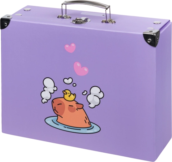 Valigetta scolastica pieghevole con capibara e ferramenta BAAGL