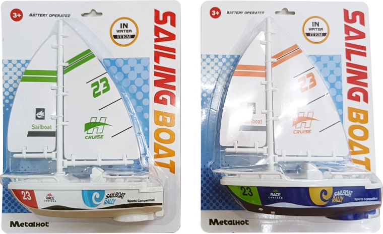 Veliero in legno 21 cm – decorazione e giocattolo in 2 design