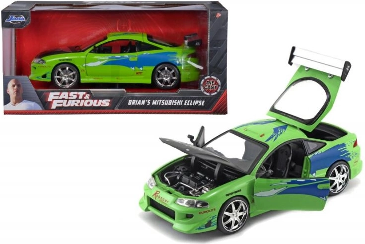 Modello in metallo dell’auto Mitsubishi Eclipse 1995 1:24 – Fast & Furious