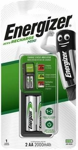 Energizer mini caricatore AA/AAA + 2× AA Power Plus 2000 mAh