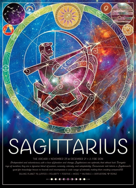 Puzzle segno zodiacale Sagittario 500 pezzi COBBLE HILL