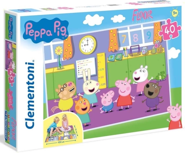 Puzzle maxi da pavimento Peppa Pig 40 pezzi