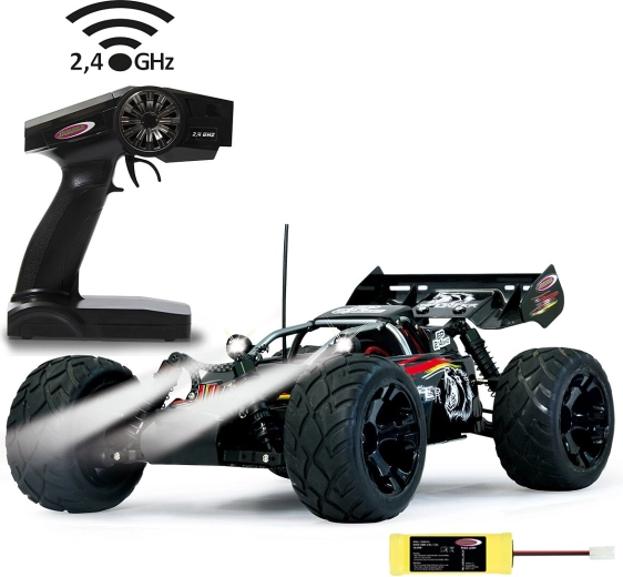 Jamara Splinter Desertbuggy 4WD 1:10 con batteria NiMH, 2,4 GHz e LED