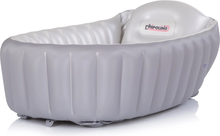 Vaschetta gonfiabile per bambini Chipolino Baby Cloud grigia