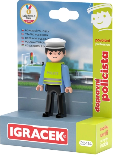 Efko Igráček poliziotto stradale – action figure con accessori