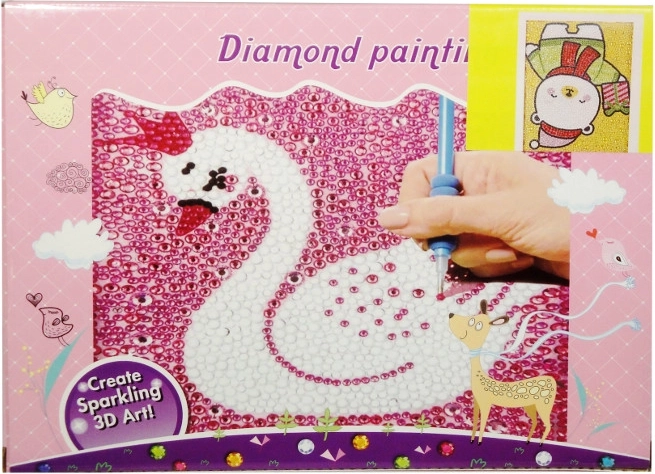 Kit creativo: mosaico di diamanti con cornice - 1 pezzo