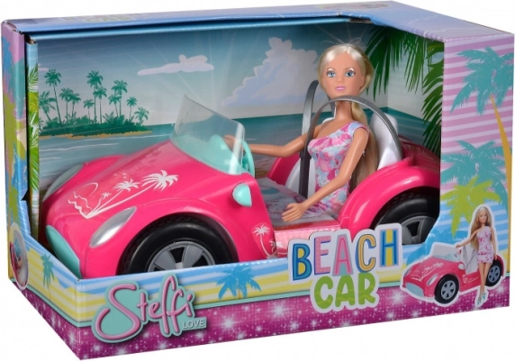Bambola Steffi Love con cabriolet rosa