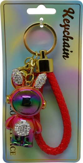 Portachiavi con coniglio galaxy