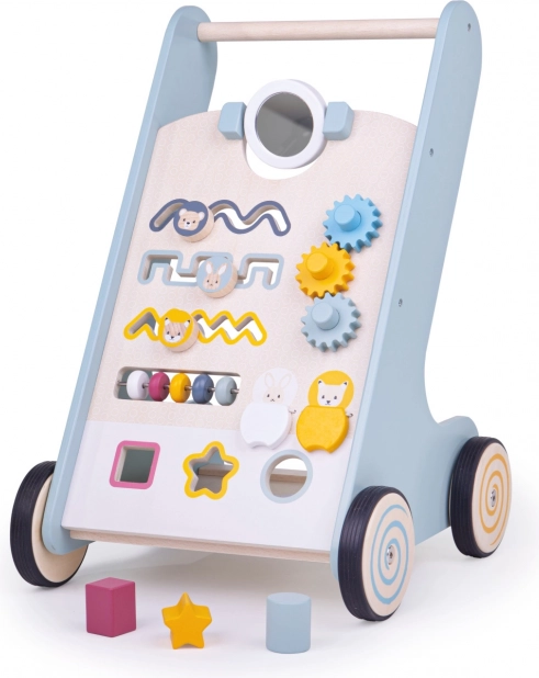 Deambulatore attivo in legno Bigjigs Baby Animali del bosco