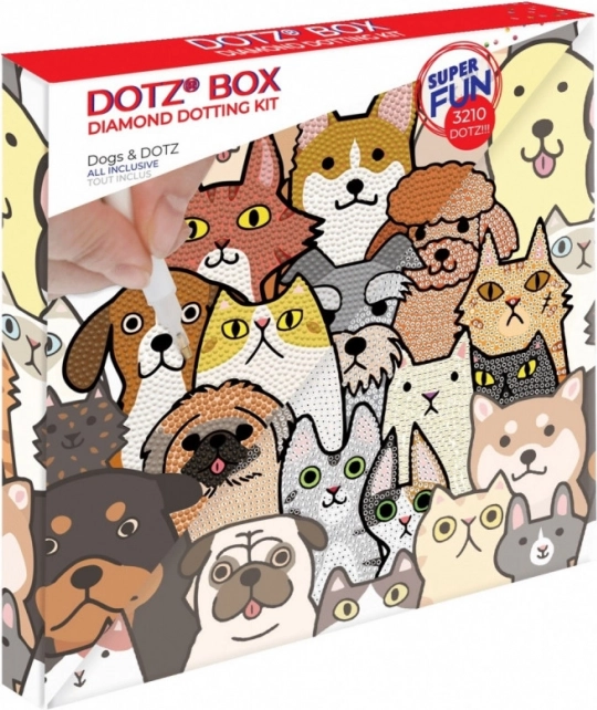 Set Diamond Dotz - Cani e gatti box