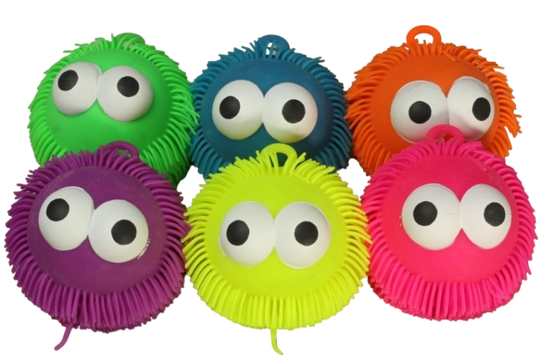 Riccio antistress da schiacciare con effetto luminoso 15 cm – vari colori