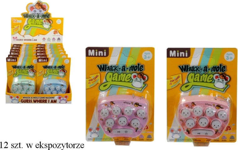 Gioco elettronico di riflessi Pop IT portachiavi - 1 pezzo