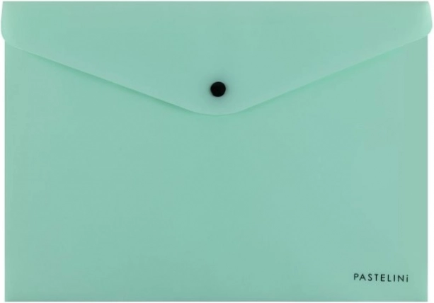 Busta con bottone A4 Pastelini verde