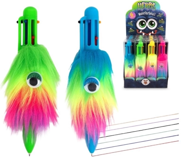 penna pelosa a sei colori