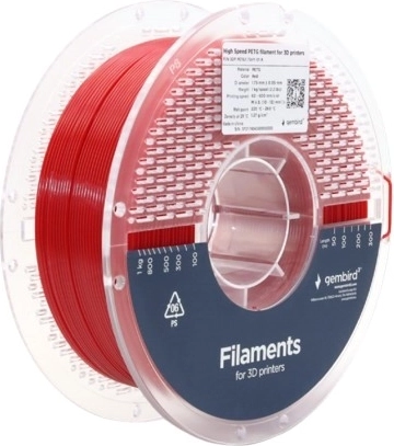 Filamento PETG ad alta velocità 1,75 mm 1 kg rosso