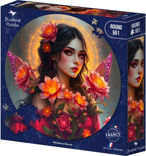 Puzzle rotondo Bluebird “misteriosa bellezza” 501 pezzi