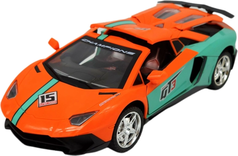Auto sportiva da corsa telecomandata con luci LED - 1 pezzo