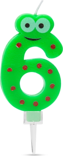 Candela per torta numero 6