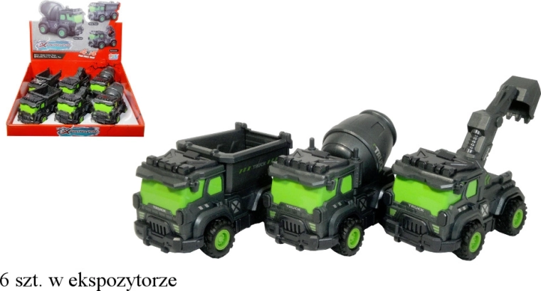 Macchina edile con trazione a retrocarica