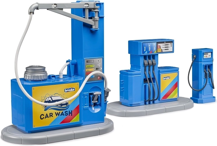 Stazione di servizio Bruder bworld con autolavaggio