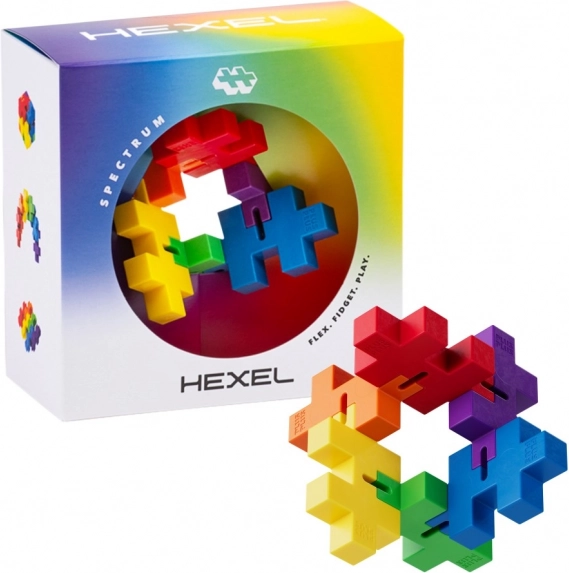Hexel Arcobaleno di Plus-Plus
