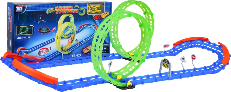 Pista luminosa da corsa nel buio, 46 pezzi