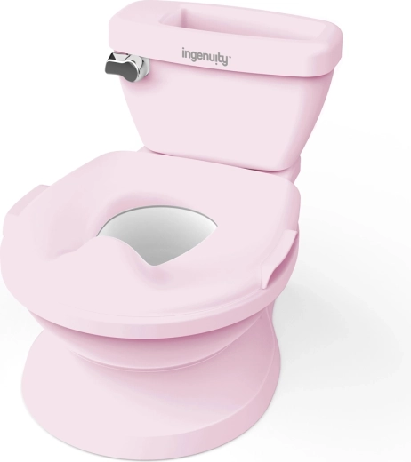 Toilette per bambini Ingenuity My Size con suoni, grigia