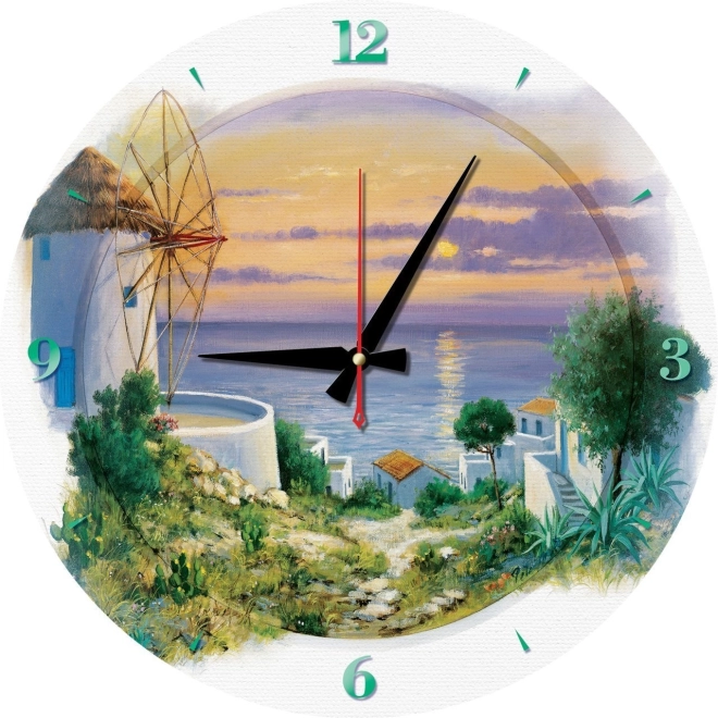 Puzzle Orologio Sera al mar Egeo 570 pezzi