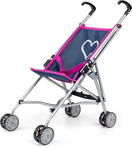 Passeggino per bambole Milly Mally Julia Prestige Navy