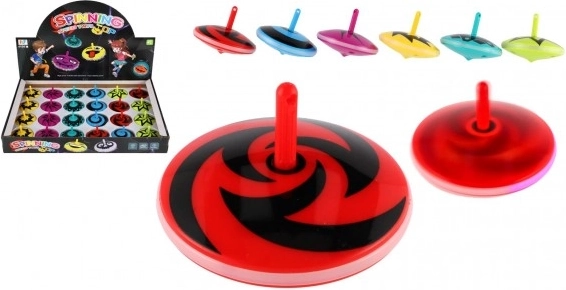 Trottola luminosa in plastica 6 cm – 6 colori