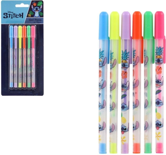 Set di penne gel DISNEY Lilo & Stitch – 6 colori