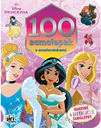 Principesse Disney: album da colorare con oltre 100 adesivi