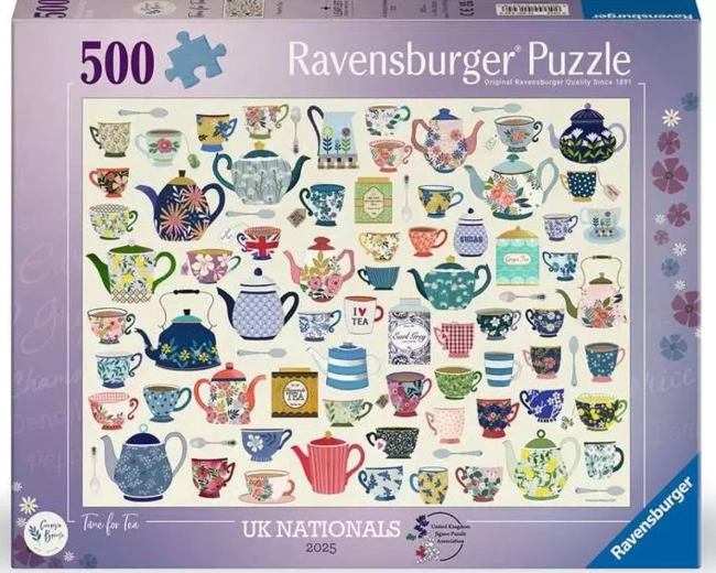 Puzzle Ravensburger Ora del tè 500 pezzi