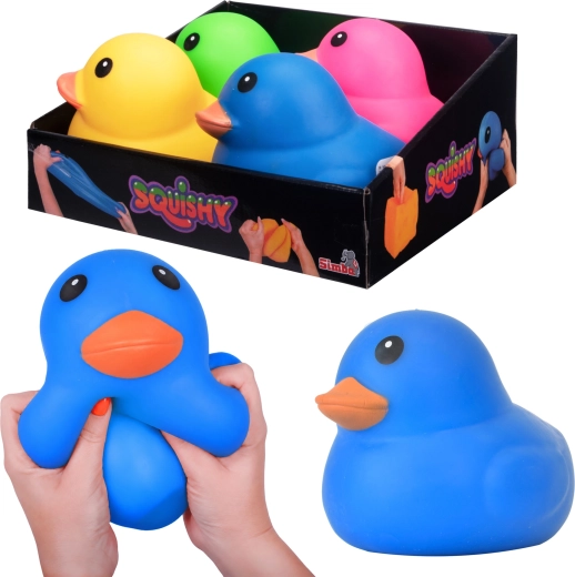 Anatra blu antistress Squishy Simba 17 cm