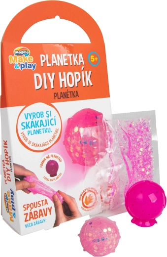 Modelo Make&Play creazione pallina rimbalzante planetina rosa
