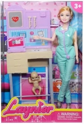 Bambola Laynier dottoressa pediatra