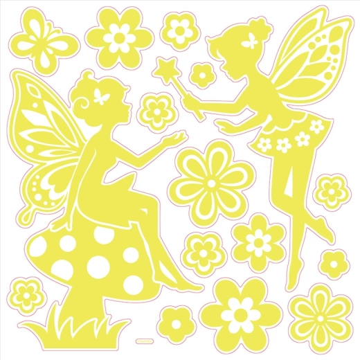 Adesivi murali 3D luminosi – fate per la cameretta dei bambini