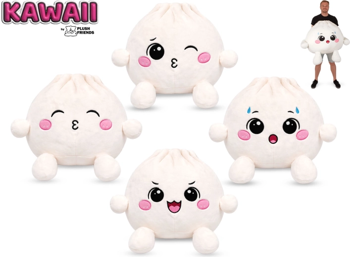 Peluche Bao (panino al vapore) 60 cm Plush Friends