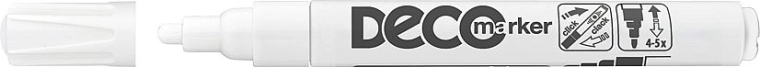 Pennarello laccato ICO Deco, bianco