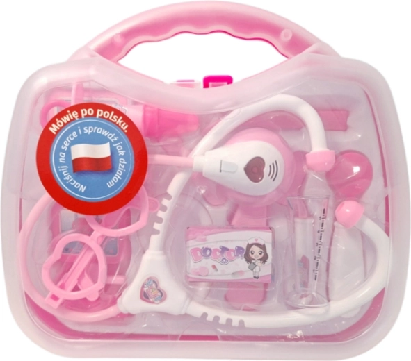Set medico per bambini con modulo vocale in polacco