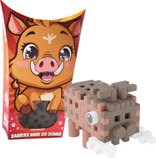 Stavebnice Mini Waffle Pocket Pets – cinghiale