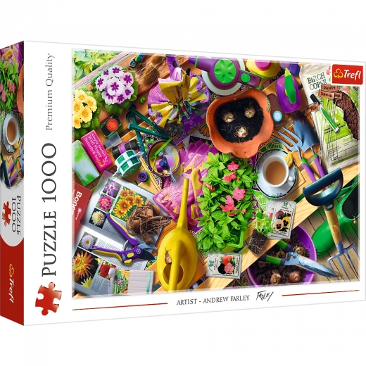 Puzzle 1000 pezzi – Riordino in giardino TREFL